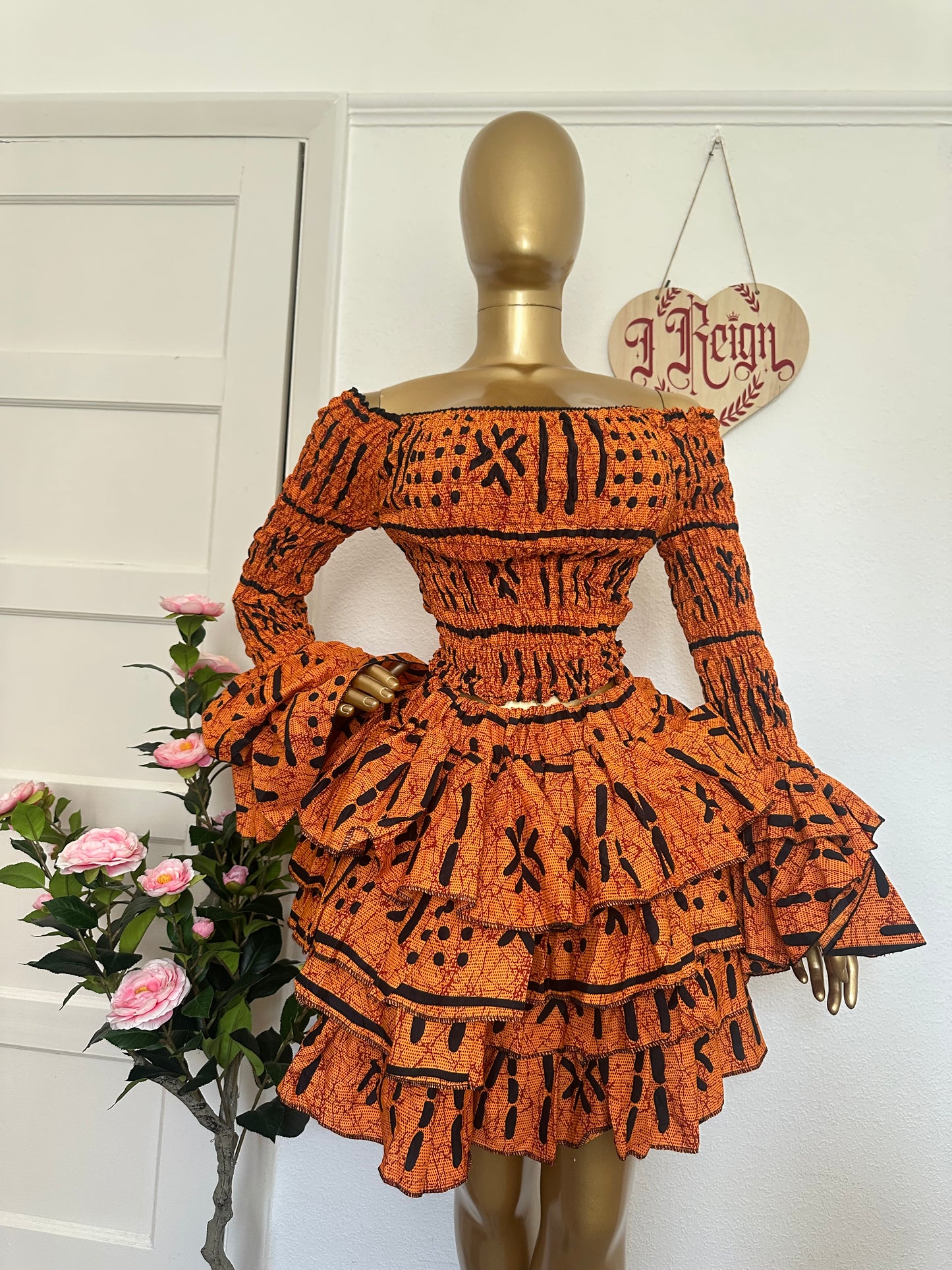 Adamma Ruffle two-piece set