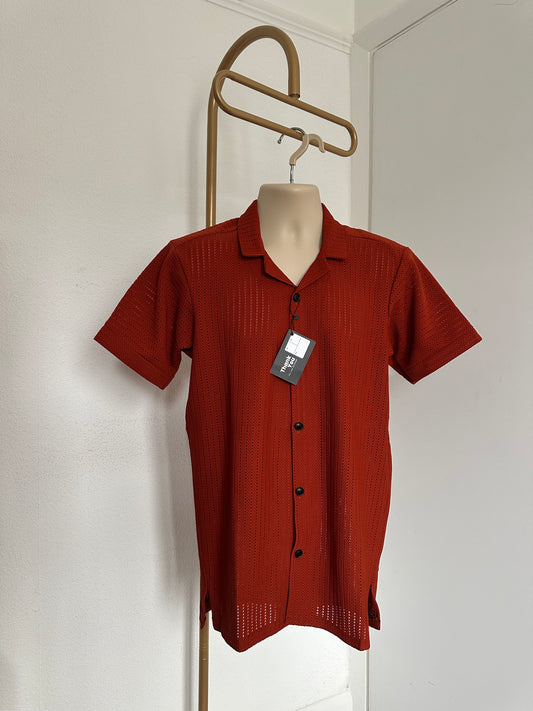 Vintage Mesh Knit Shirt