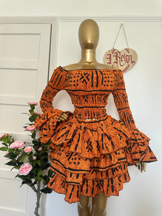 Adamma Ruffle two-piece set