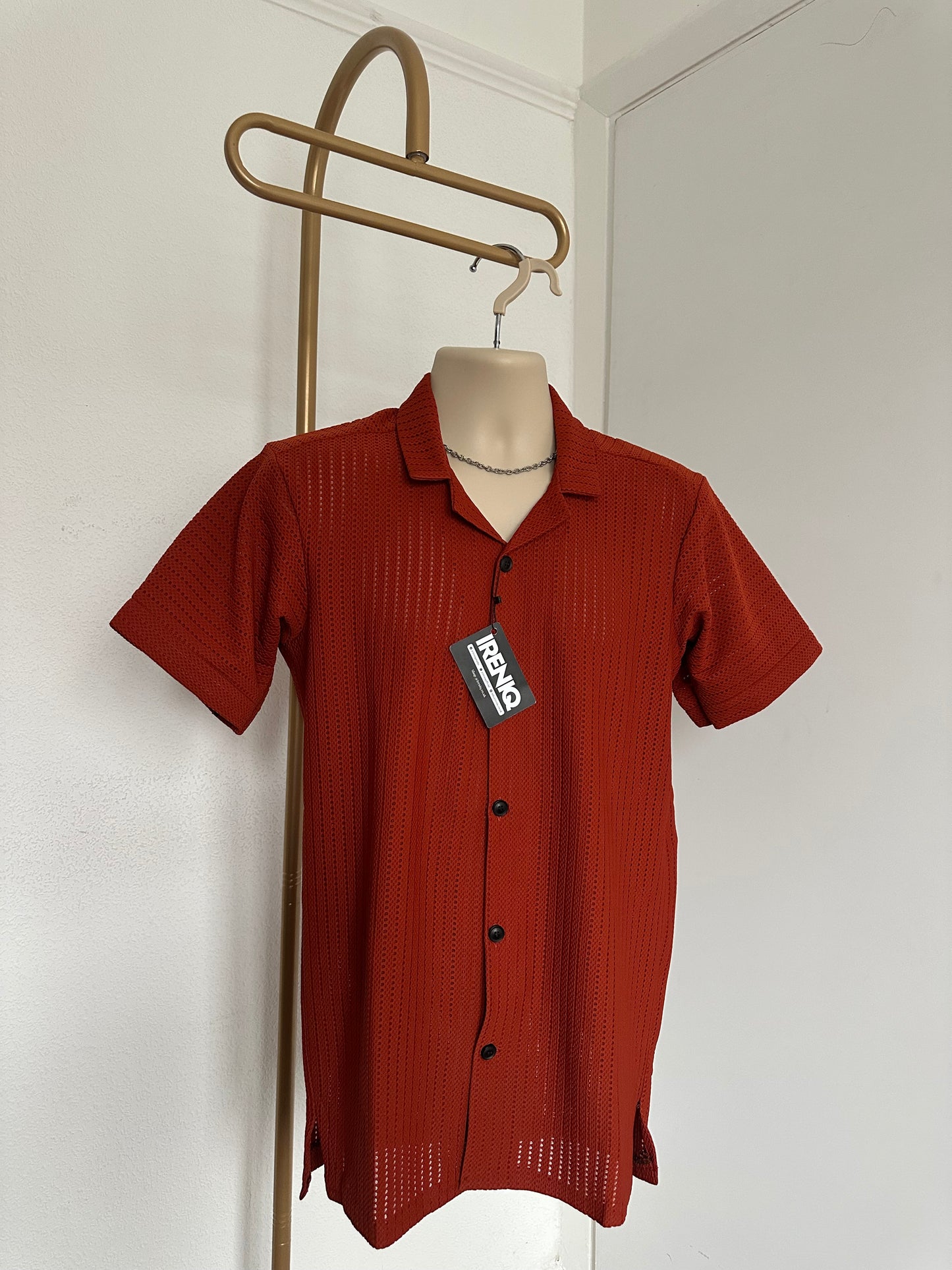 Vintage Mesh Knit Shirt