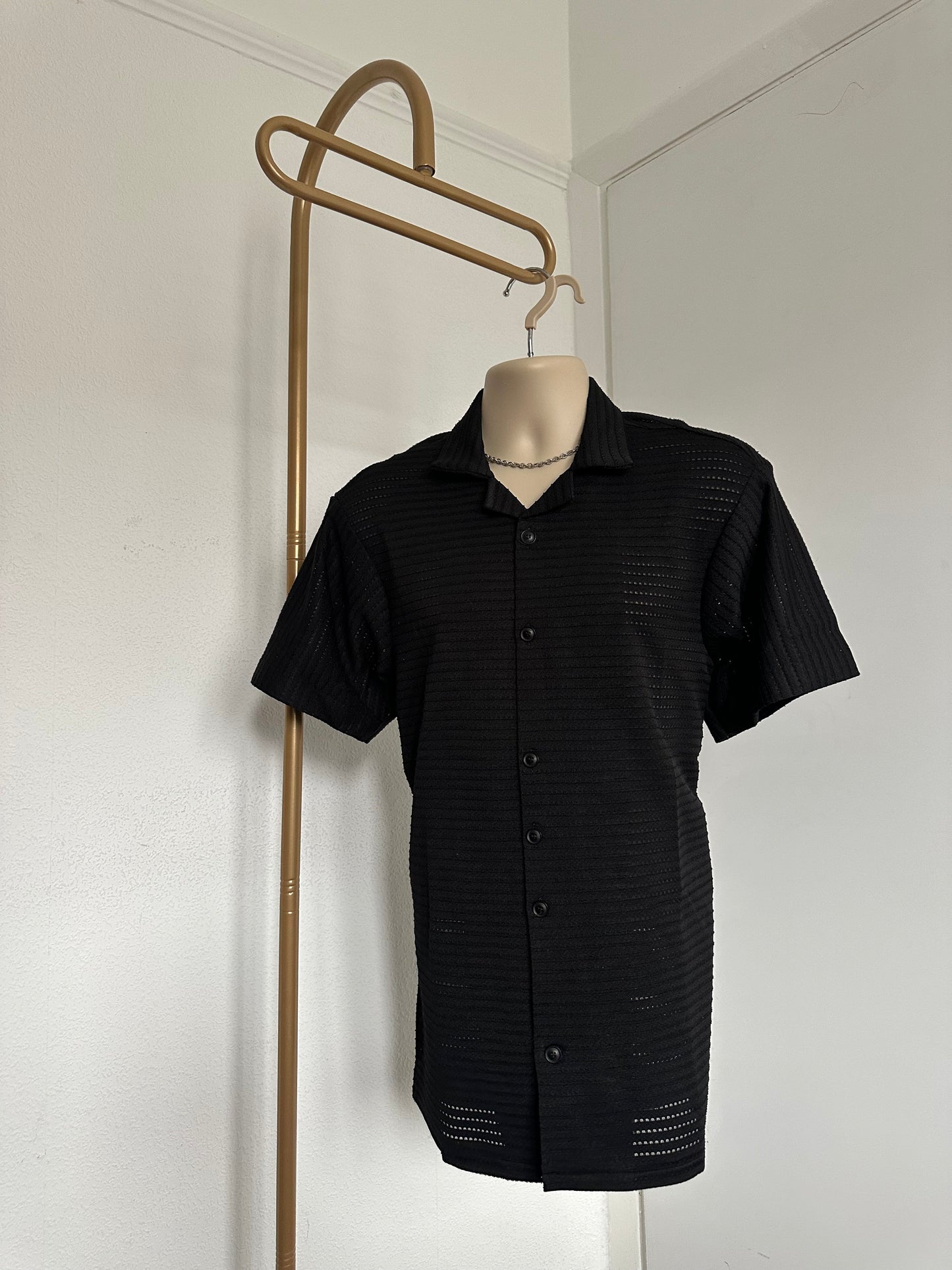Vintage Mesh Knit Shirt