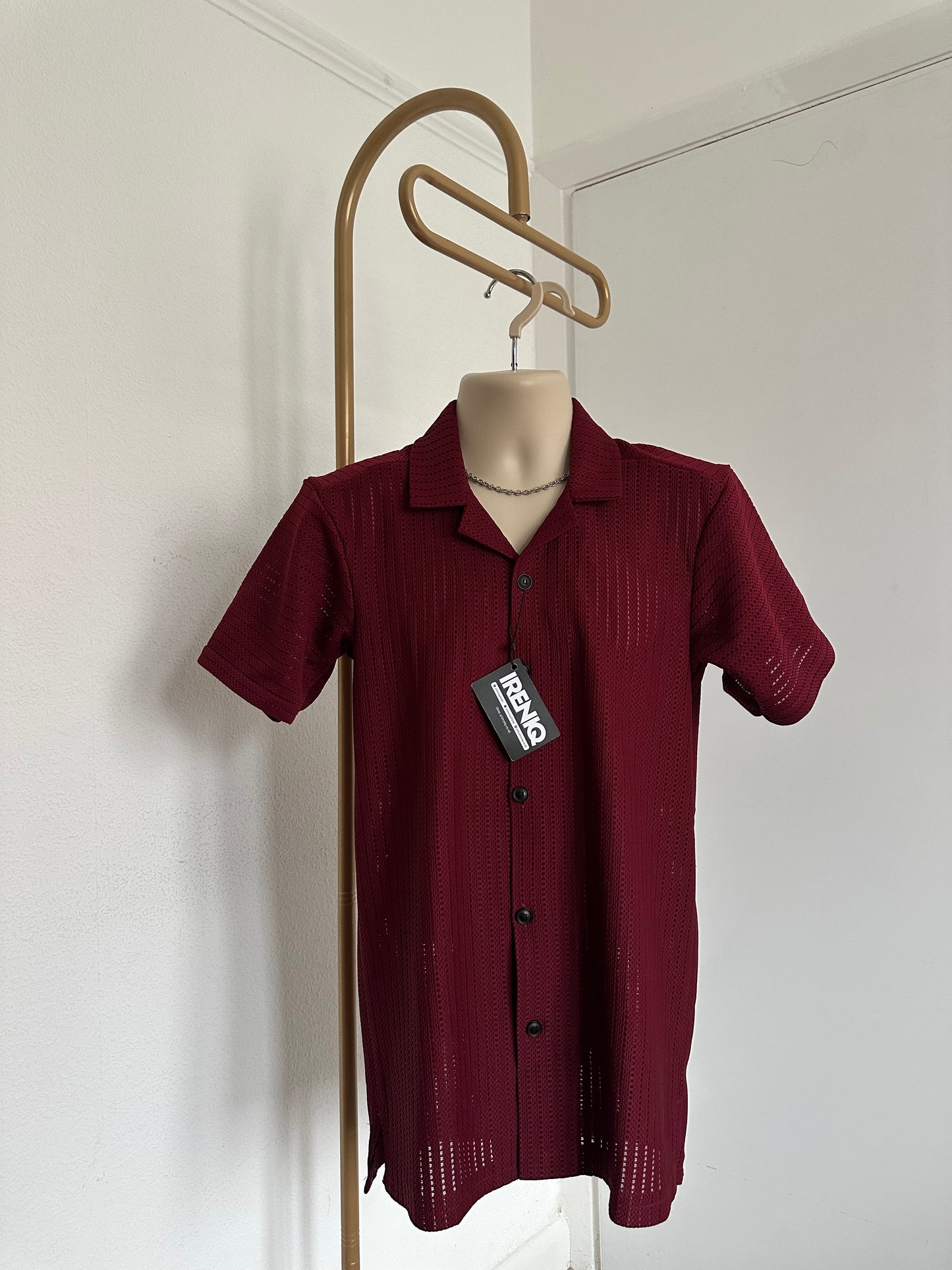 Vintage Mesh Knit Shirt