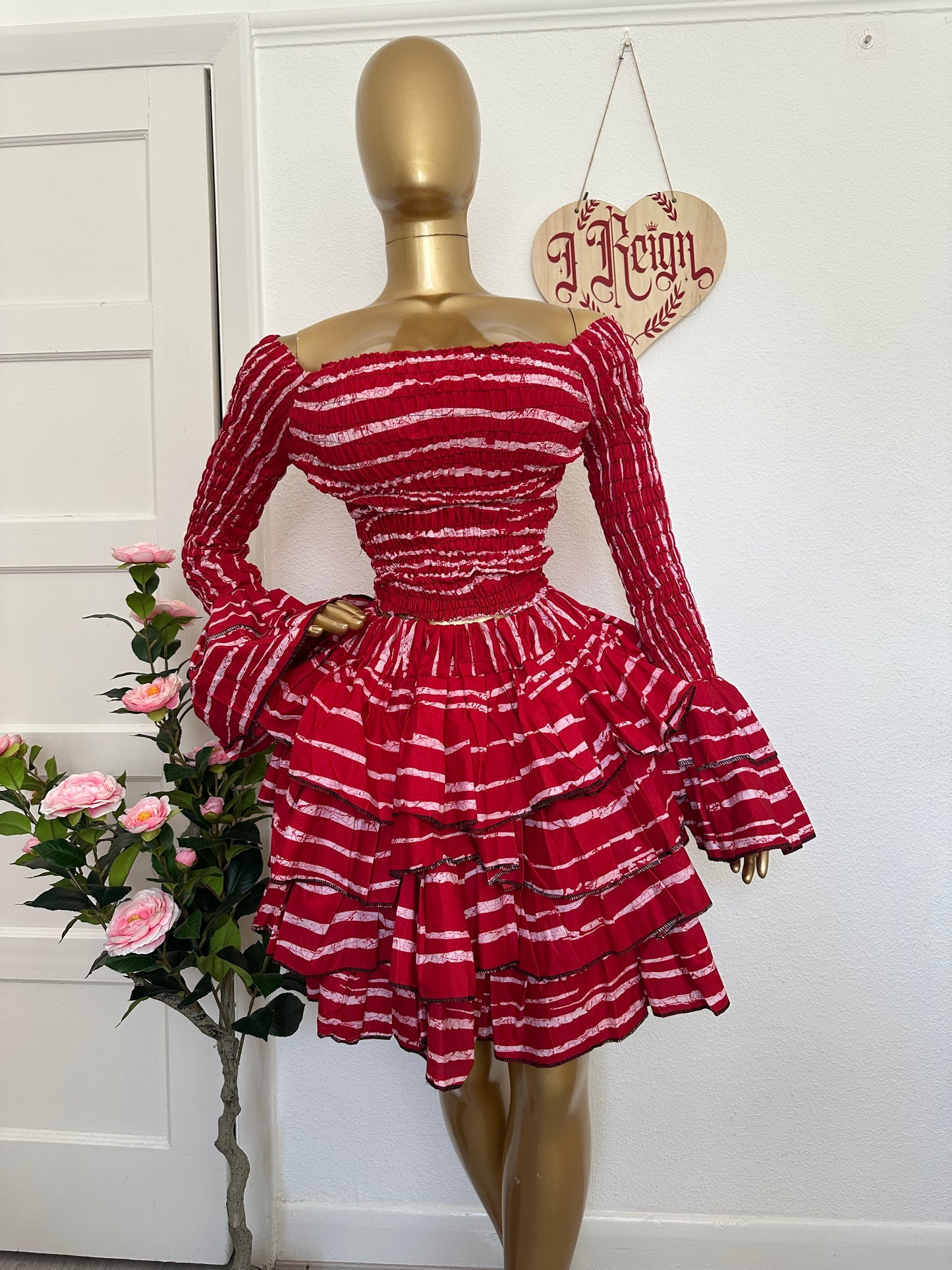 Adamma Ruffle two-piece set